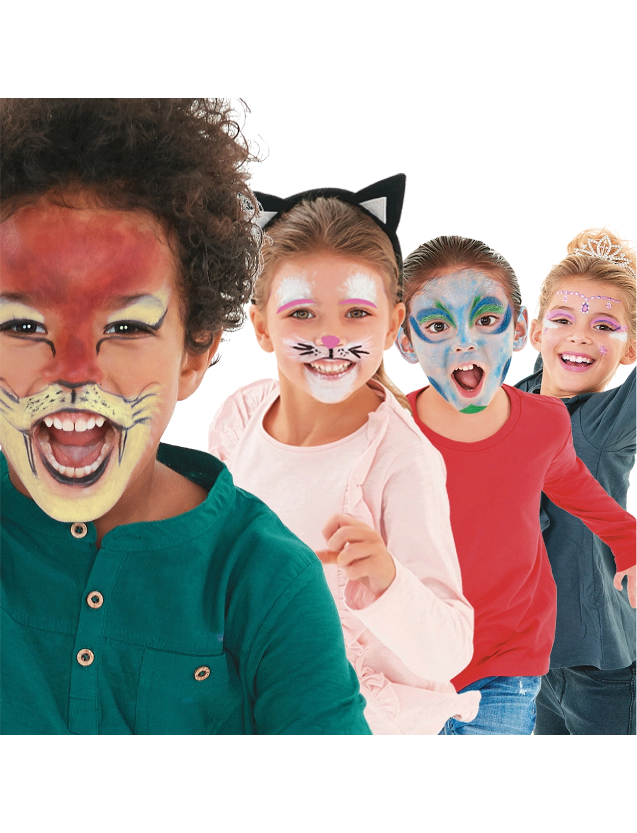 Carioca - CARIOCA MASK-UP CLASSIC 6-PACK - ansigtsmaling - white - 3
