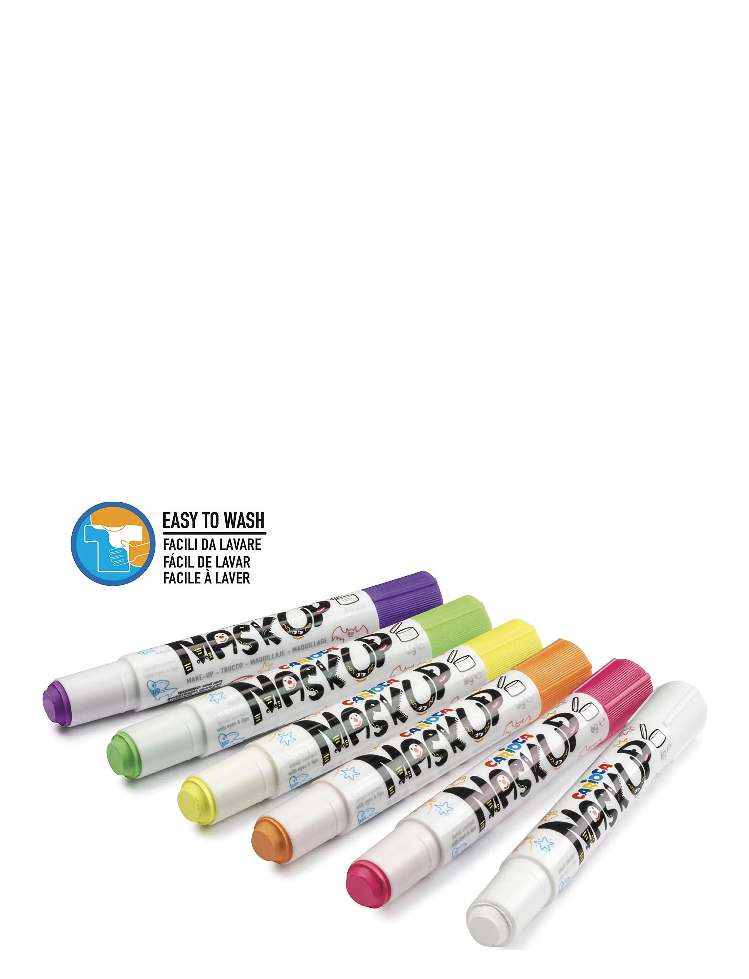 Carioca - CARIOCA MASK-UP FLUO 6-PACK - blyanter - multicoloured - 1