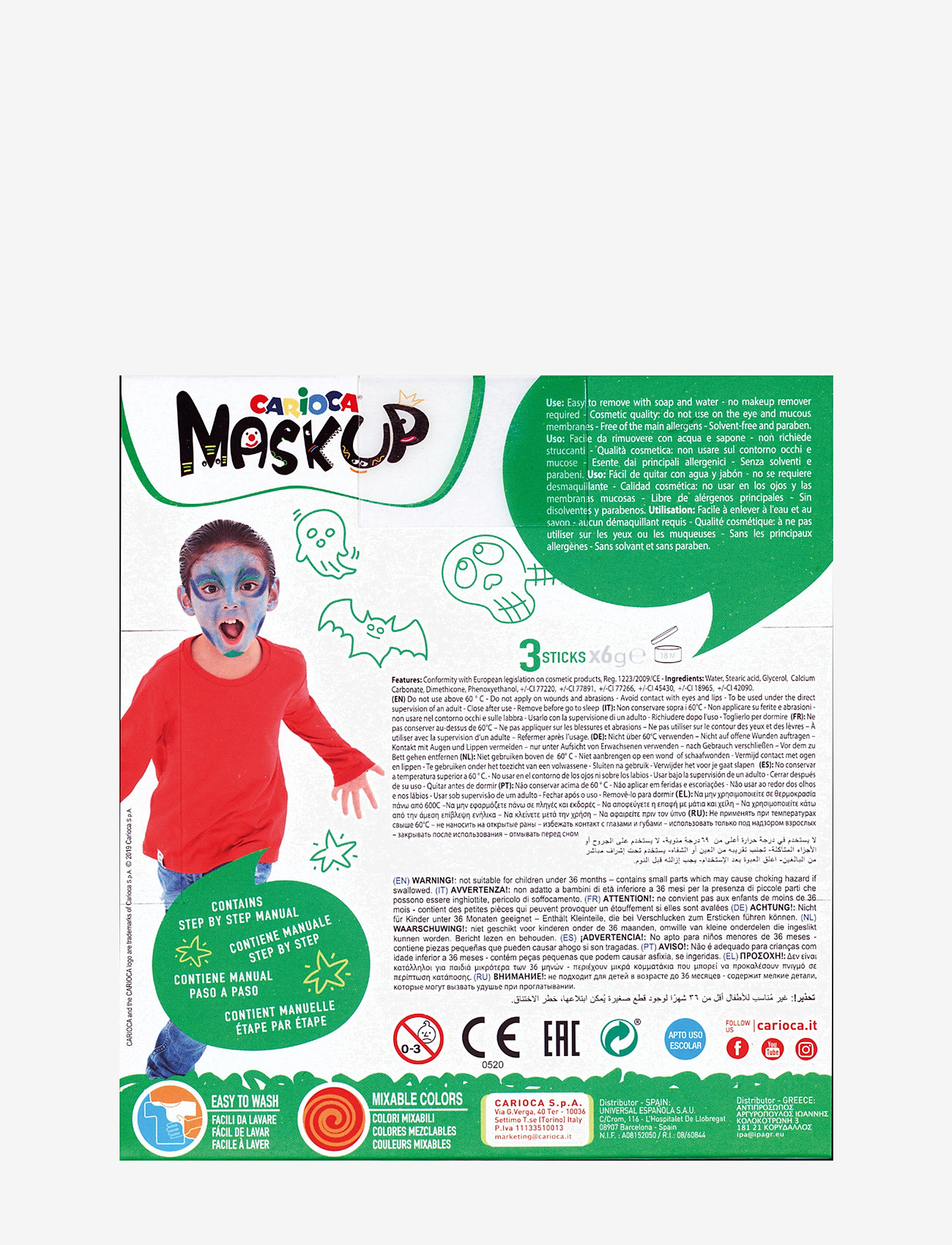 Carioca - CARIOCA MASK-UP MONSTER - multi - 2
