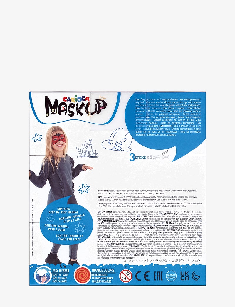 Carioca - CARIOCA MASK-UP PIRAT - gesichtsschminke - multi - 2