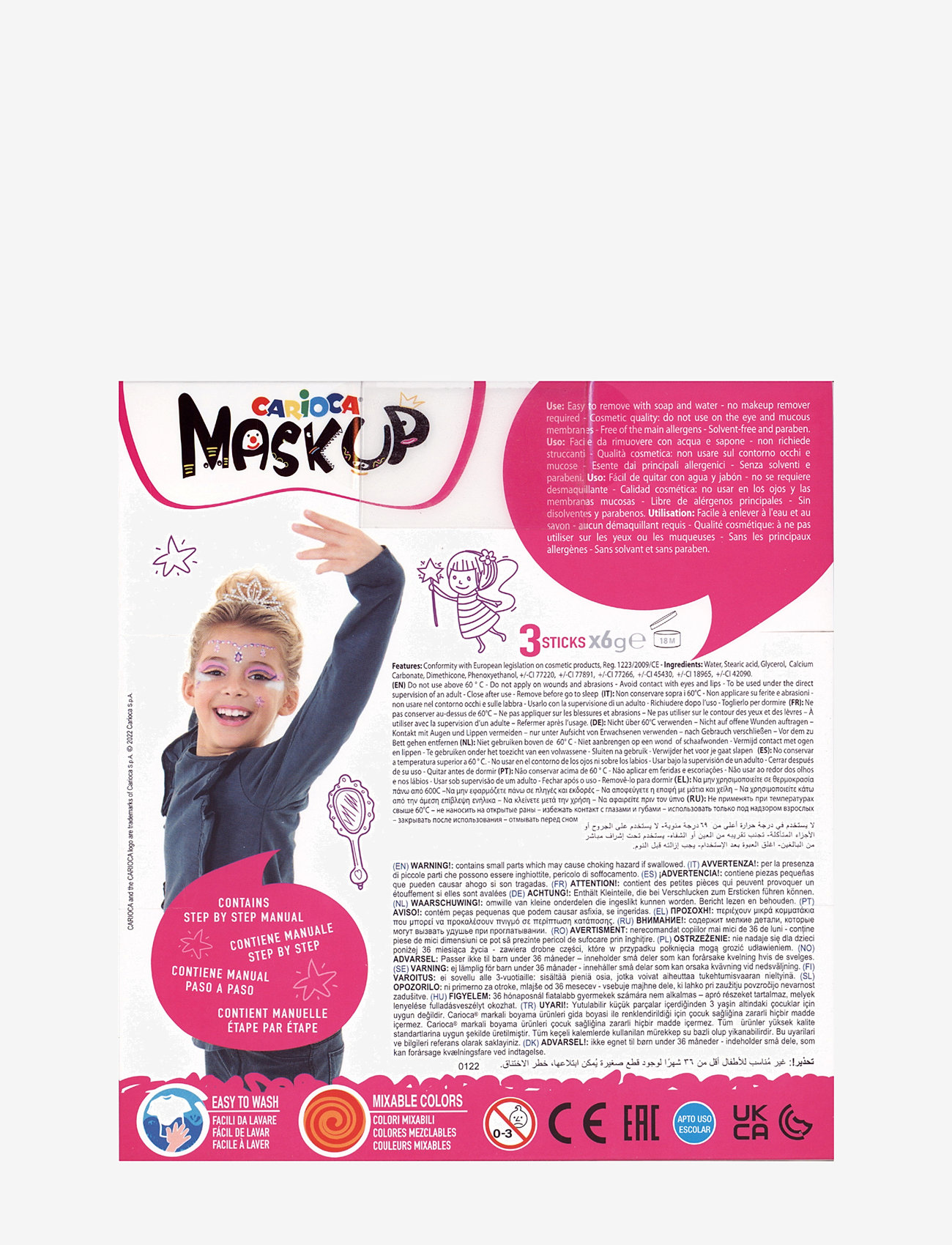 Carioca - CARIOCA MASK-UP ÄLVPRINSESSA - gesichtsschminke - multi - 2