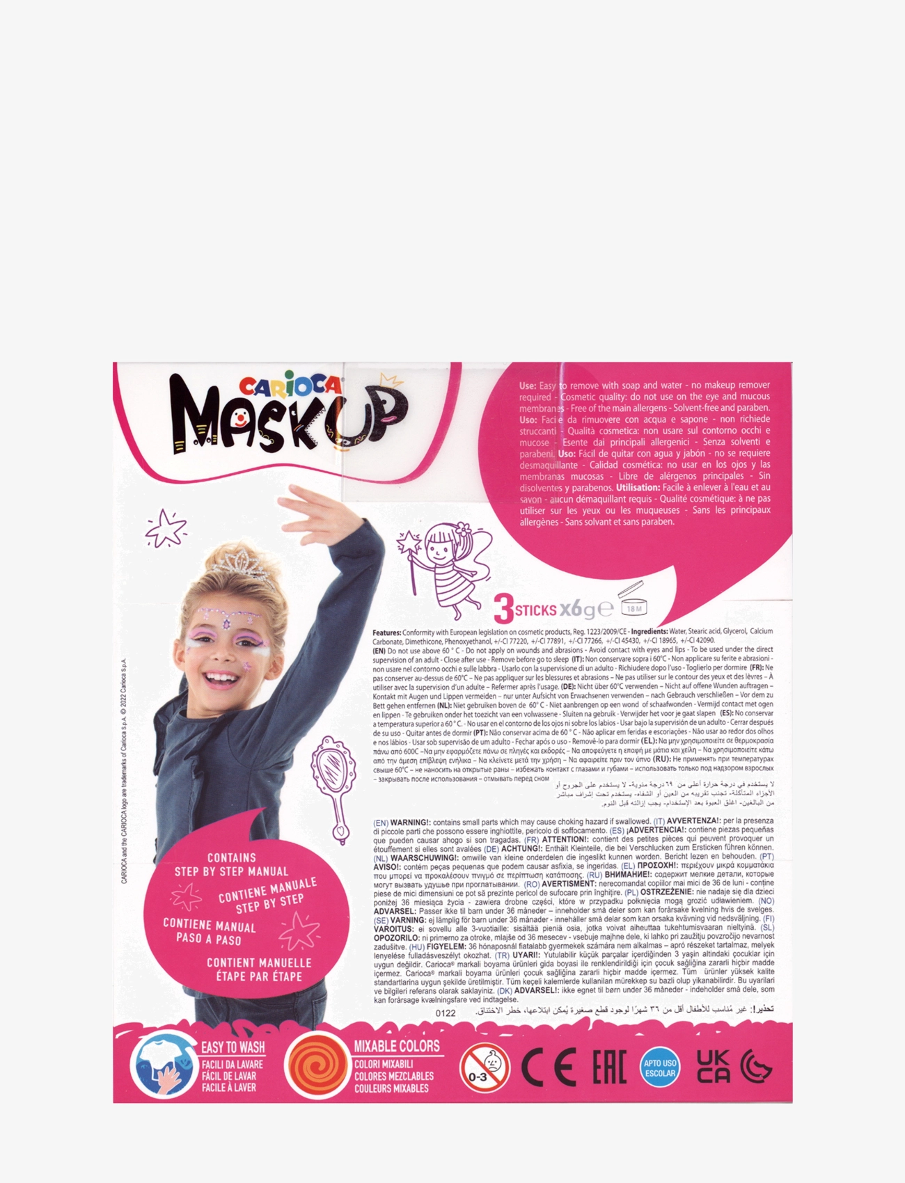 Carioca - CARIOCA MASK-UP ÄLVPRINSESSA - gesichtsschminke - multi - 2