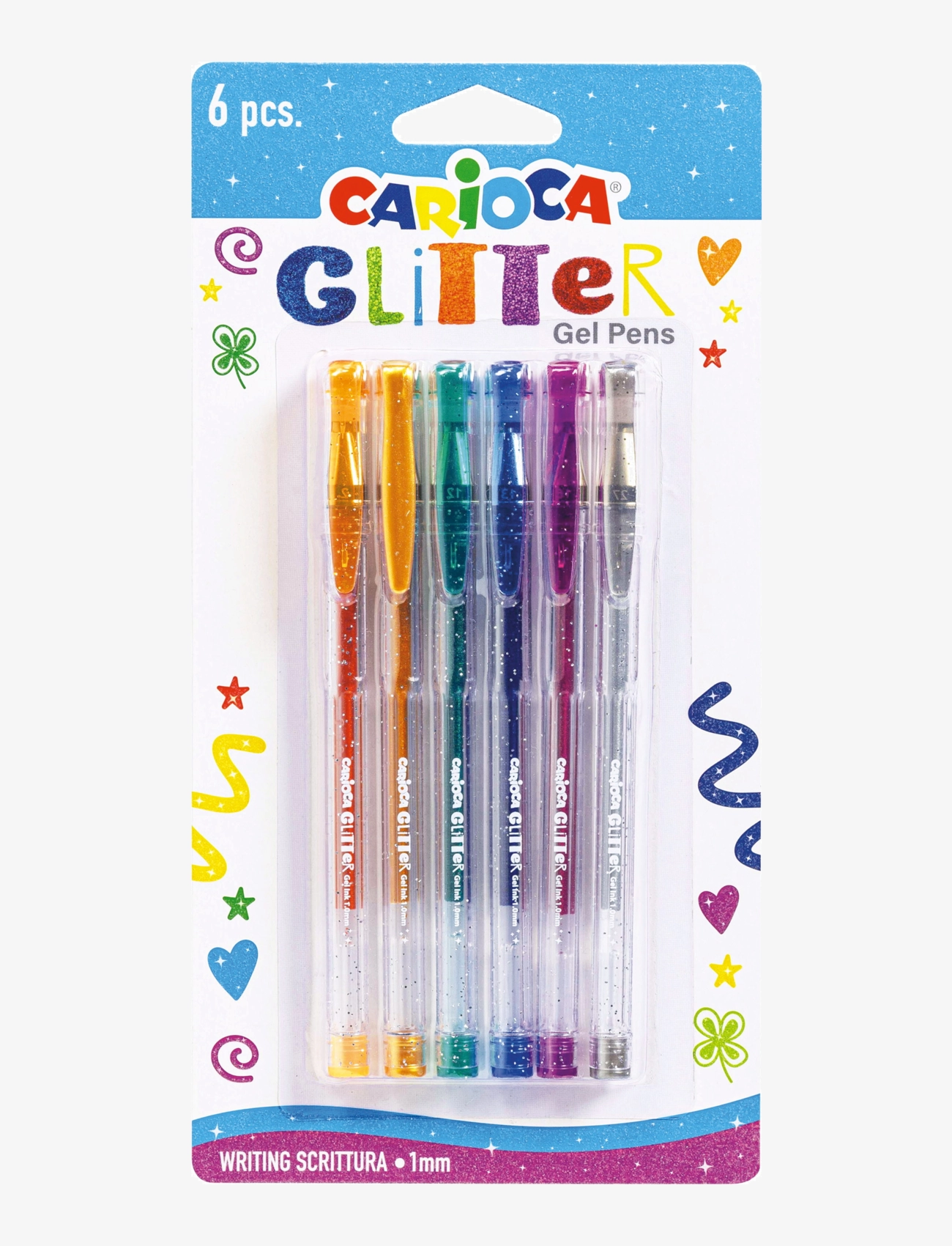 CARIOCA Carioca Glittergelpennor Patterned - One Size - Kinder