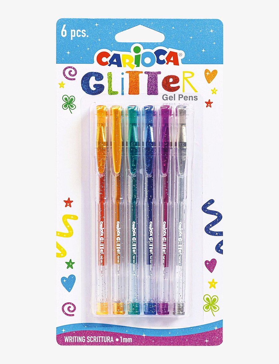Carioca - CARIOCA GLITTERGELPENNOR - crayons - multi - 0