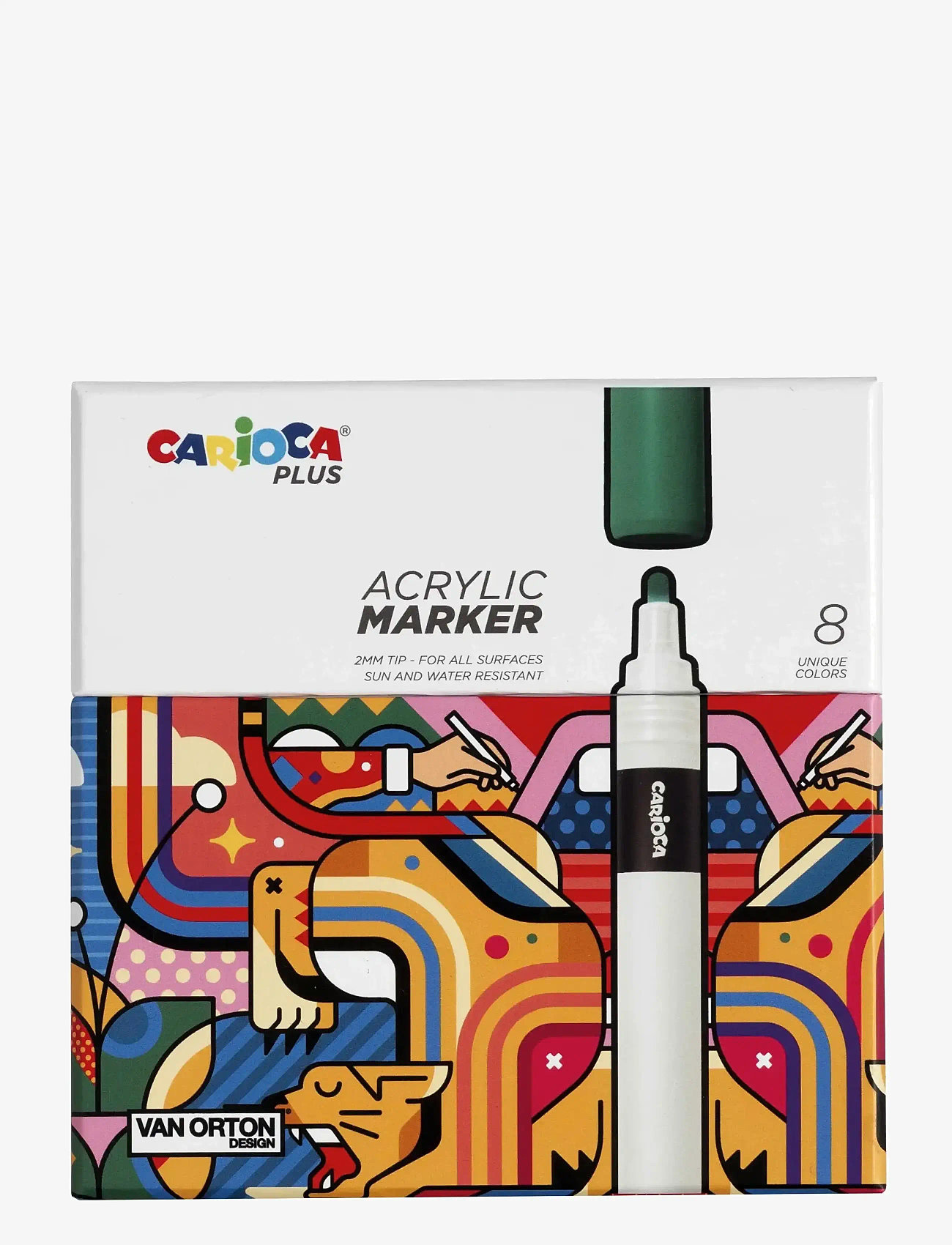 Carioca - CARIOCA PLUS AKRYLPENNOR 8-PACK - pencils - multi - 0