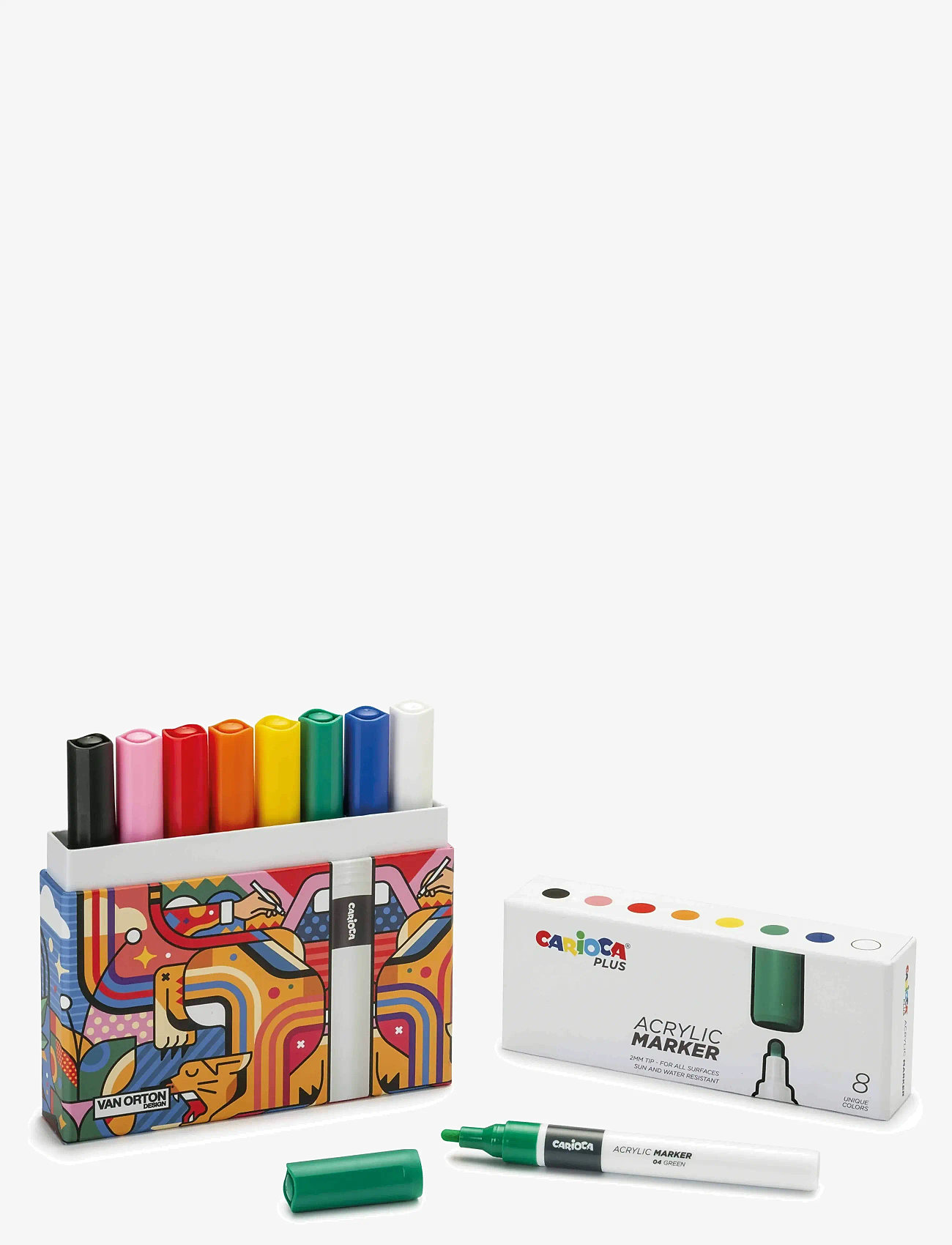 Carioca - CARIOCA PLUS AKRYLPENNOR 8-PACK - pencils - multi - 1