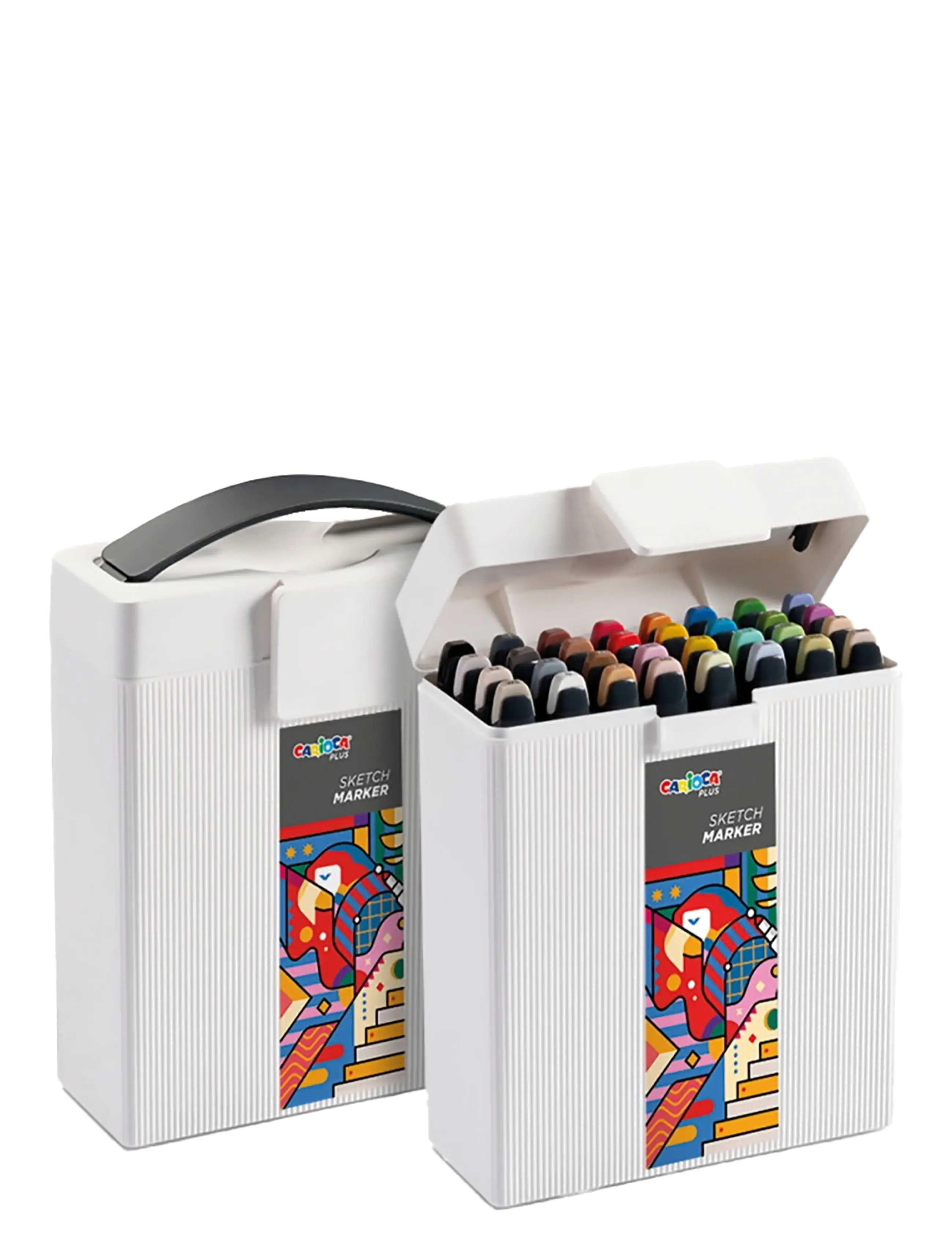 Carioca Marker Pens 32-Pack In Storage Box 950126, One Size, Drawing, Mehrfarbig/gemustert - Stationery, Kinder