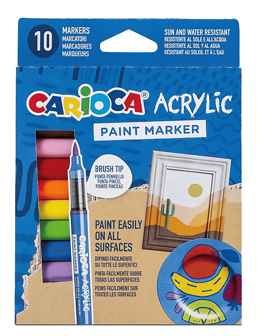 Carioca - Carioca Acrylic Color Pencils 10-pack - 950130 - maling - multi - 0