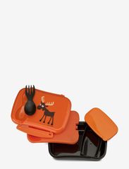 Carl Oscar - N'ice Box Kids, Lunch box with cooling pack - Orange - madkasser - orange - 2