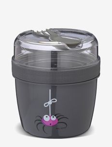 N'ice Cup - L, Kids, Lunch box with cooling disc - Grey, Carl Oscar