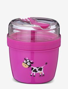 N'ice Cup - L, Kids, Lunch box with cooling disc - Purple, Carl Oscar