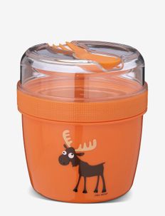 N'ice Cup - L, Kids, Lunch box with cooling disc - Orange, Carl Oscar