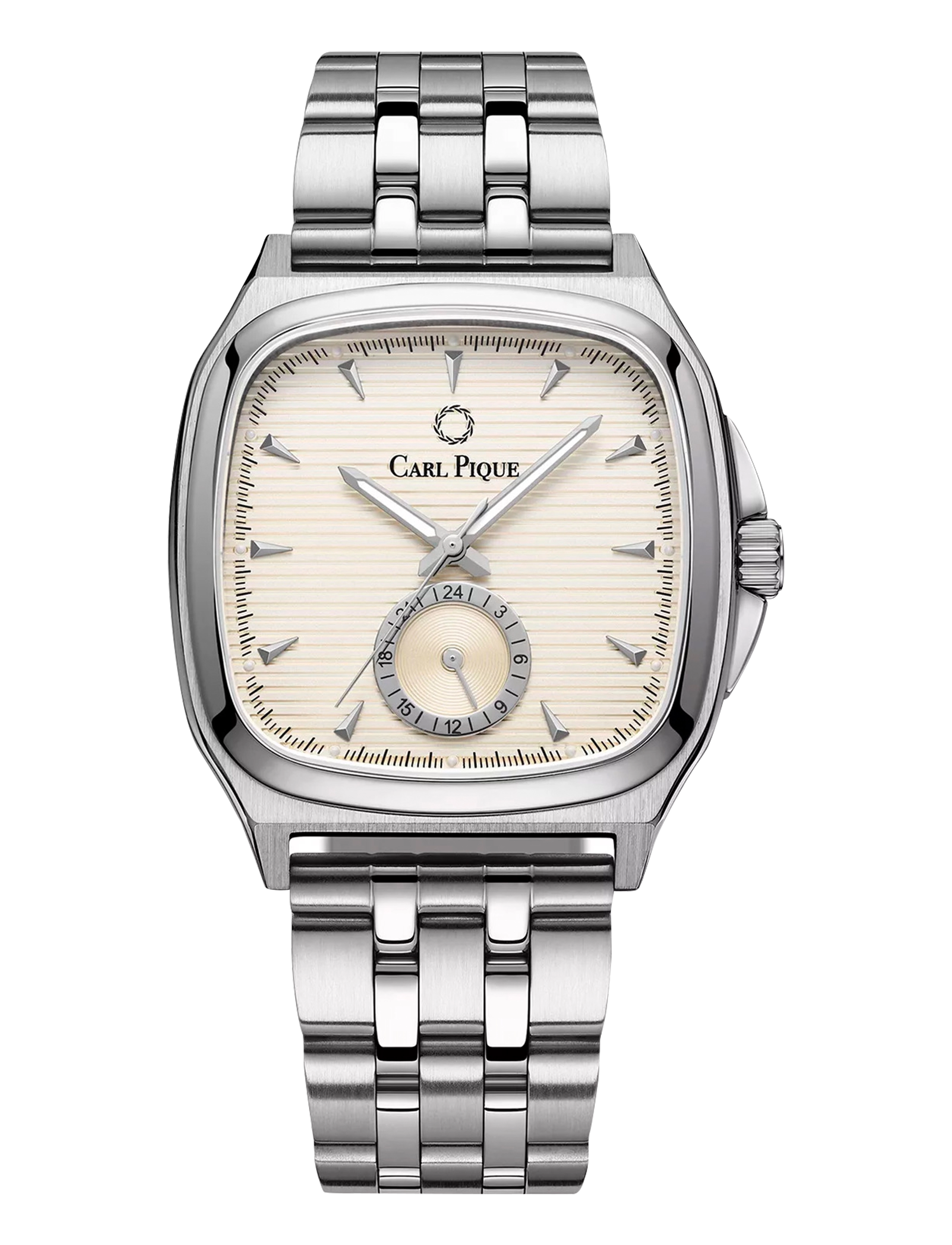 Carl Pique Carré CP0009 - Festtøj - CREAM / silver