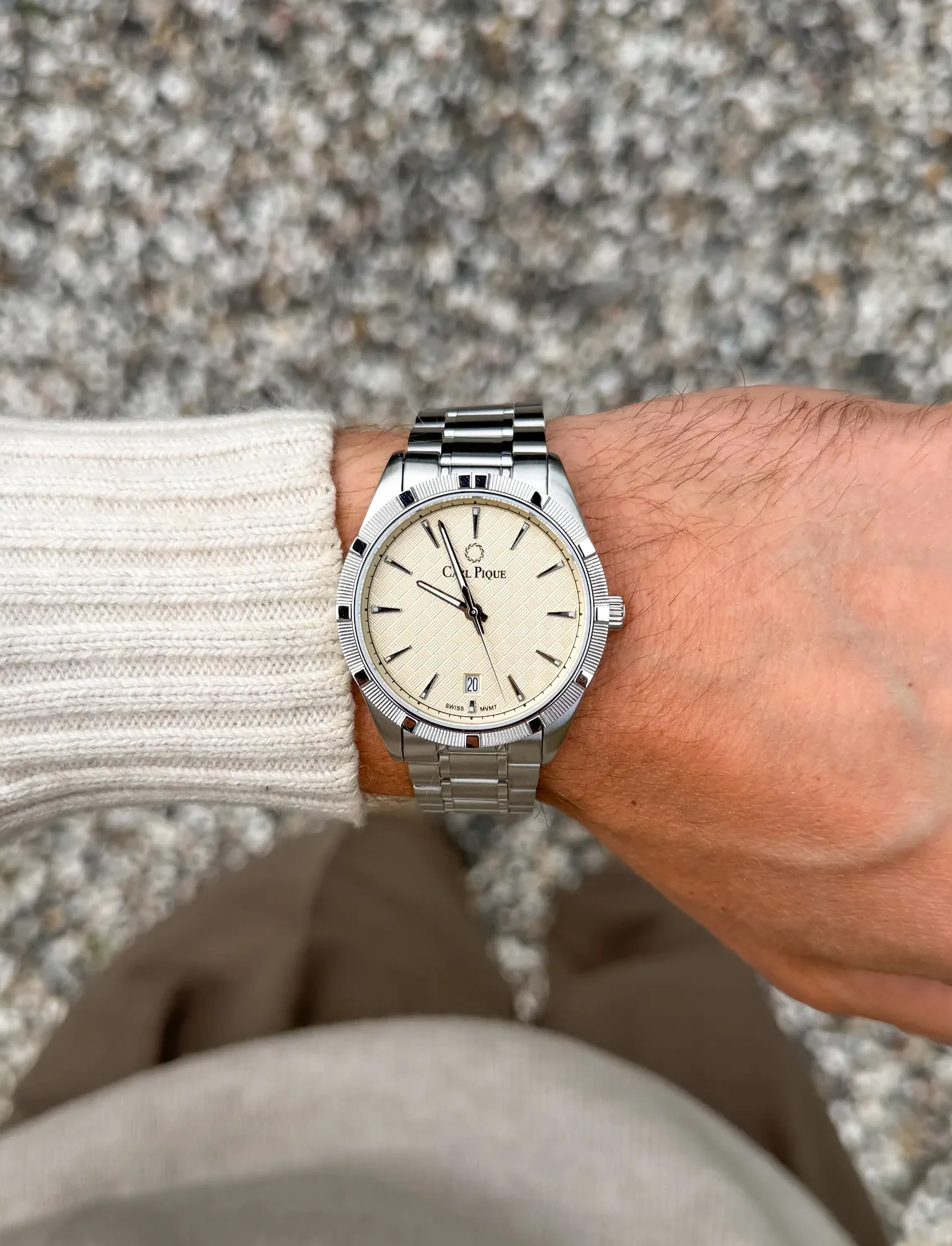 Carl Pique - Classic CP0116 - analoge ure - beige - 3