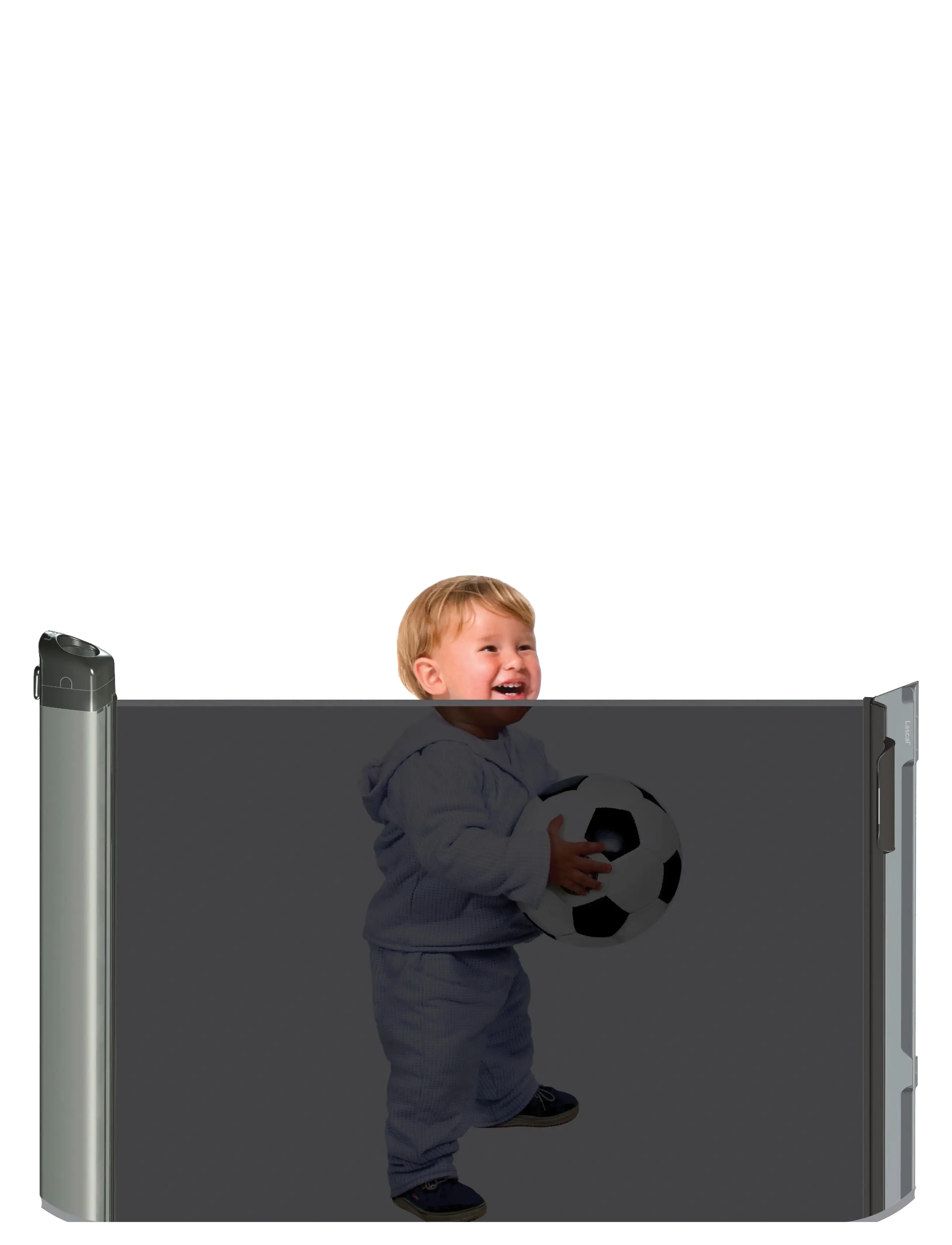 Carlo Baby - Kiddy Guard Avant Svart 120 cm - schutzgitter - black - 2