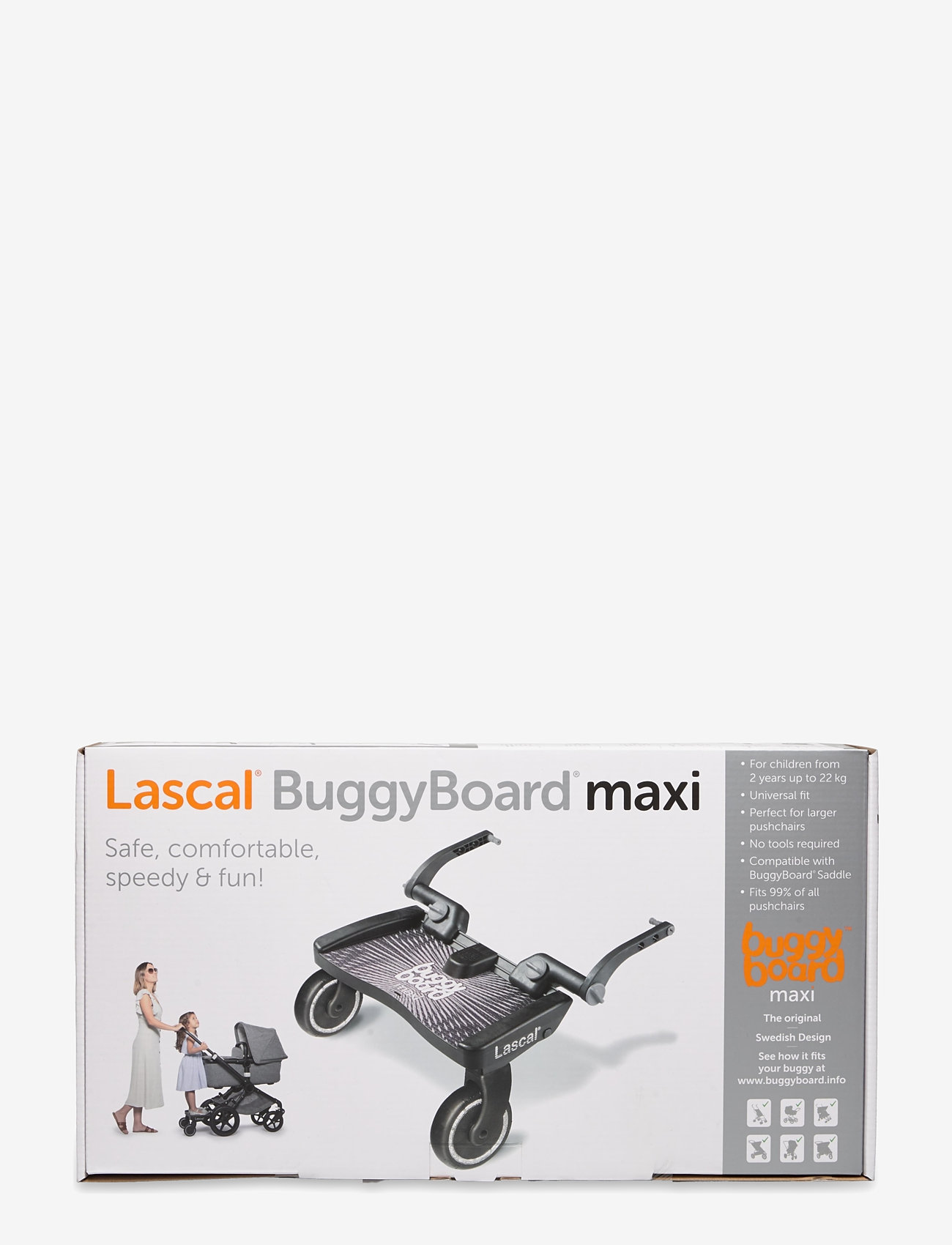 Carlo Baby - Buggy Board Maxi Svart - ratiņi un aksesuāri - black - 1