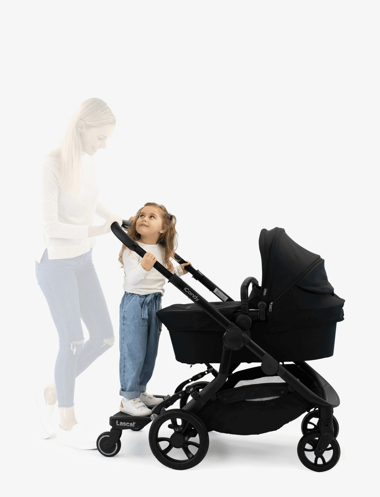 Carlo Baby - Buggy Board Maxi Svart - akcesoria do wózków - black - 2