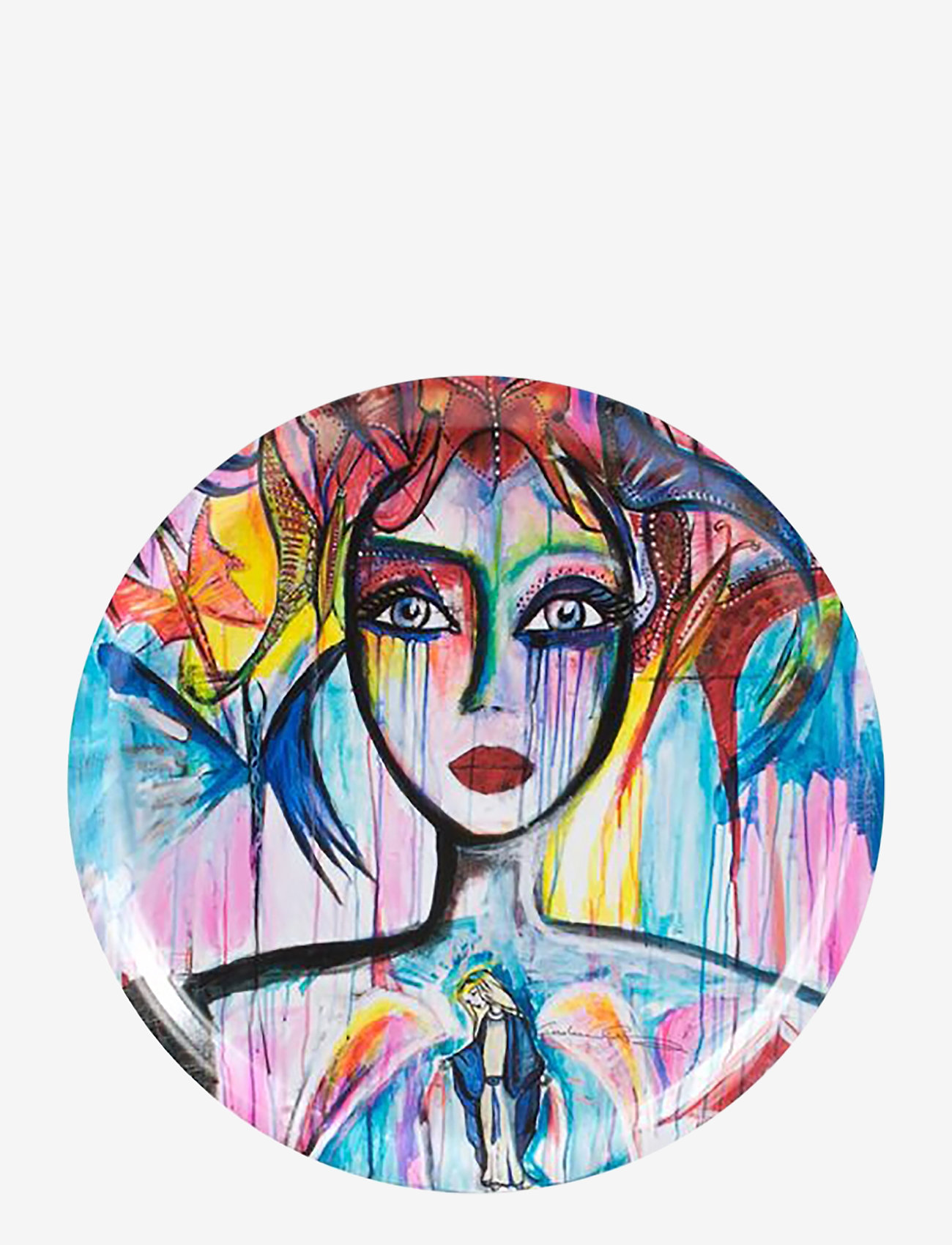 Carolina Gynning - Tray round 31 cm Slice of life - multi colour - 0