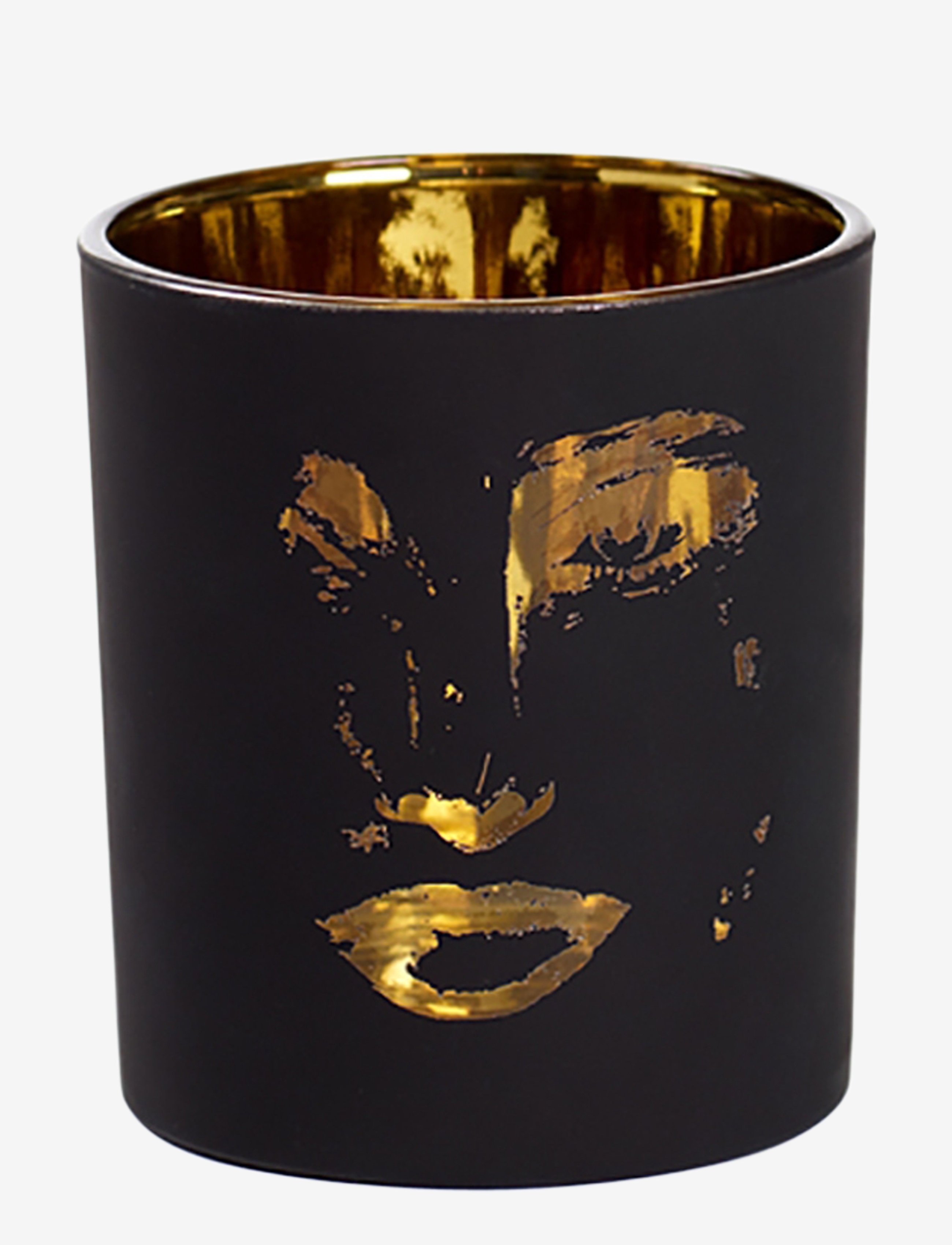 Carolina Gynning Candle holder Piceof me mattsvart/guld - Laternen - BLACK/GOLD / black