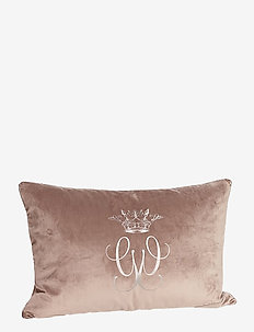 Pillow case Royal beige/grå 40x60 cm, Carolina Gynning