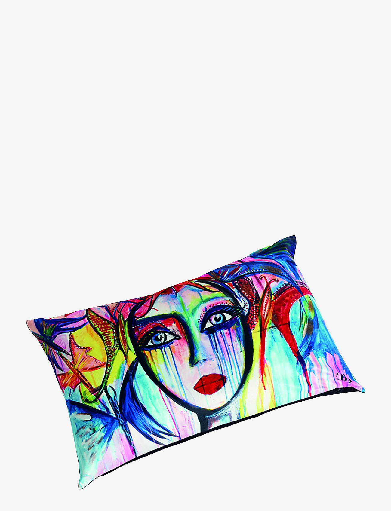 Carolina Gynning - Pillow case sammet Slice of life 40x60 cm - alhaisimmat hinnat - multi colour - 0