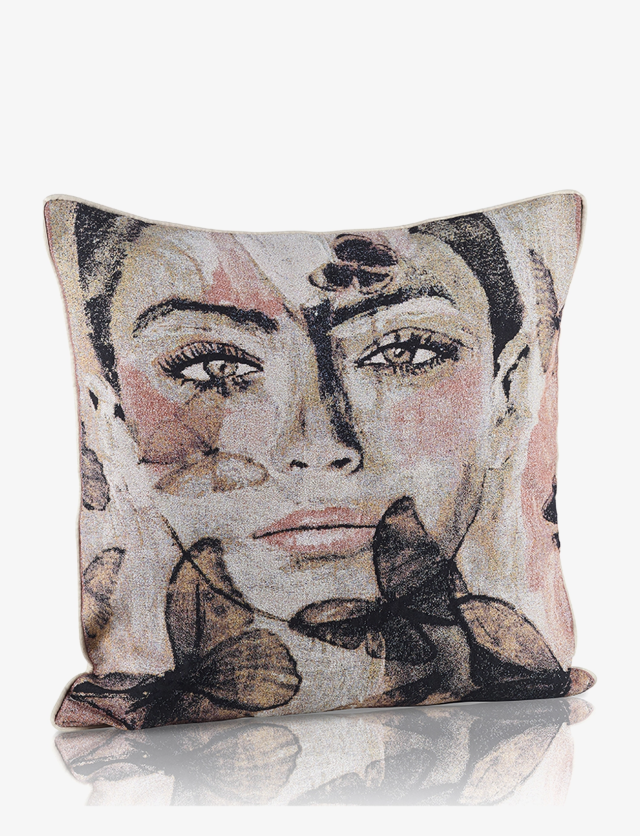 CAROLINA GYNNING Butterfly Queen - Jacquard Cushion Grau - 65X65CM - Unisex