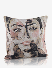 Butterfly Queen - jacquard cushion - MULTI COLOURED