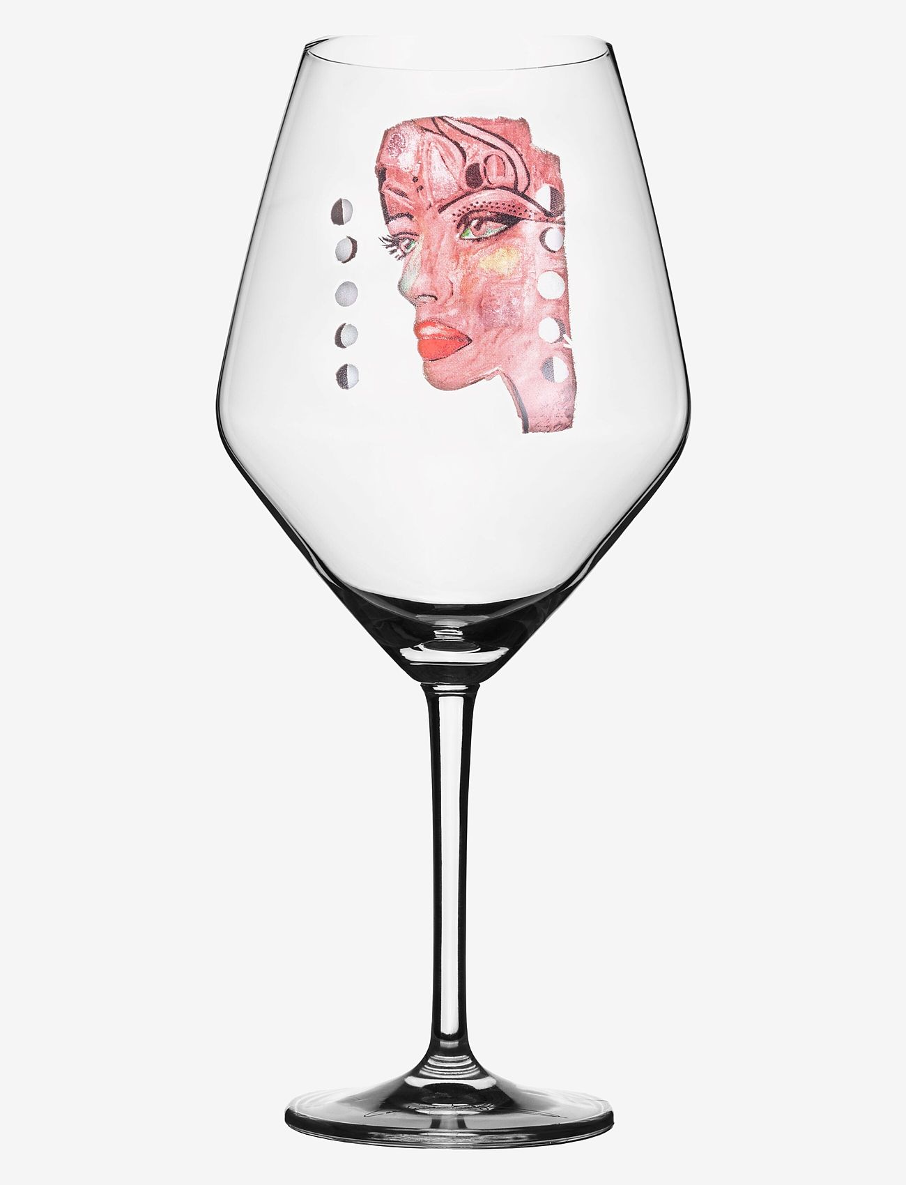 Carolina Gynning - WINEGLASS MOONLIGHT QUEEN PINK - valge veini pokaalid - clear - 0