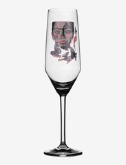 Butterfly Queen Champagne glass - CLEAR WITH DECAL