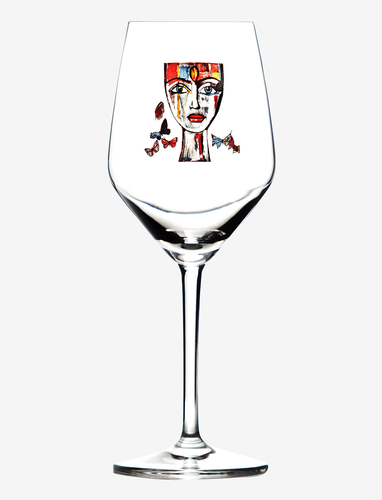 Carolina Gynning - Butterfly Messenger - punaviinilasit - clear with decal - 0