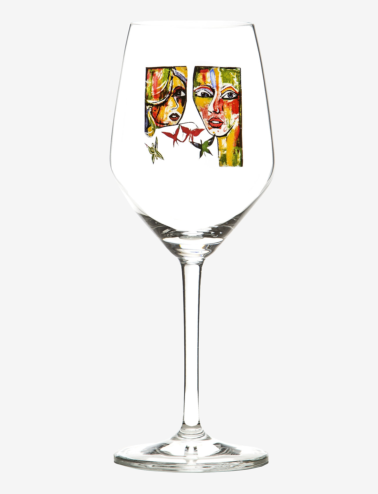 Carolina Gynning - In Love - white wine glasses - clear with decal - 0