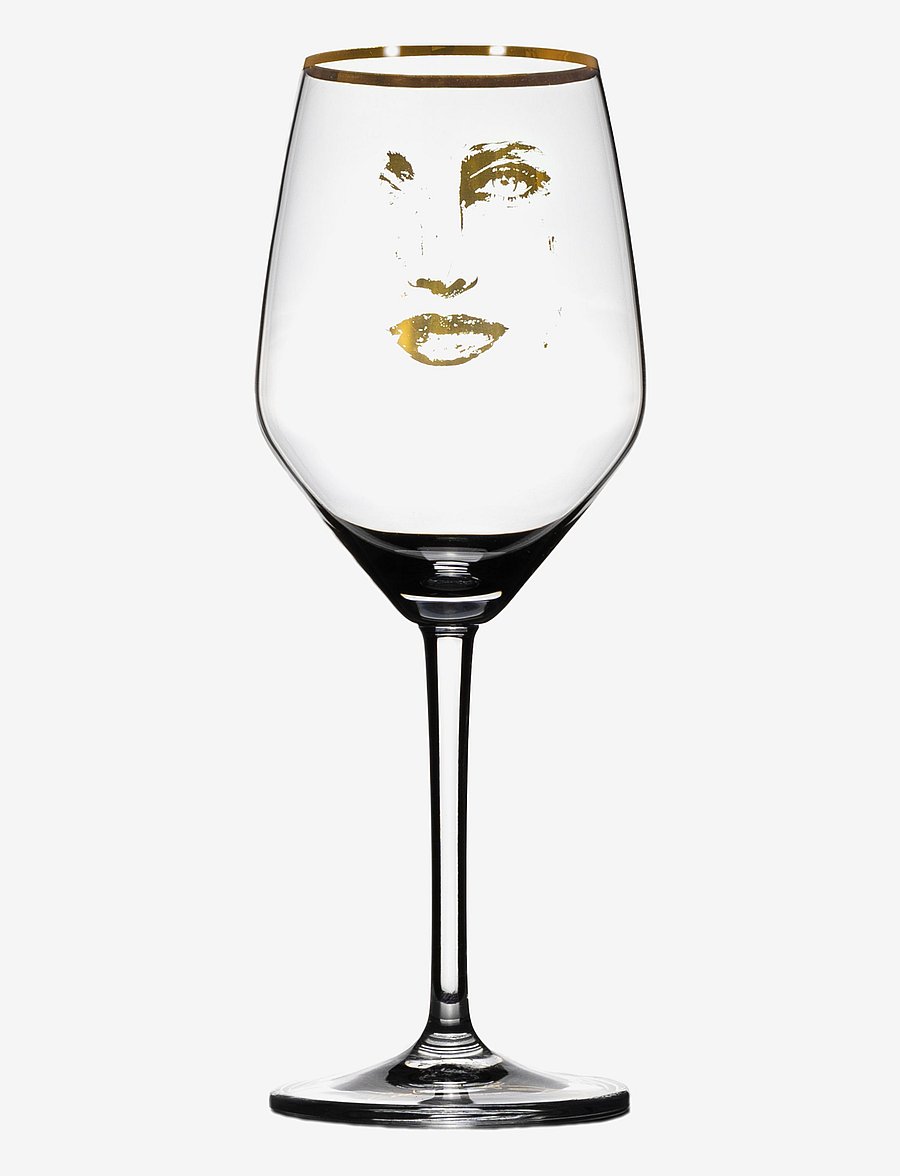 Carolina Gynning - Piece of Me - valge veini pokaalid - clear with decal - 0