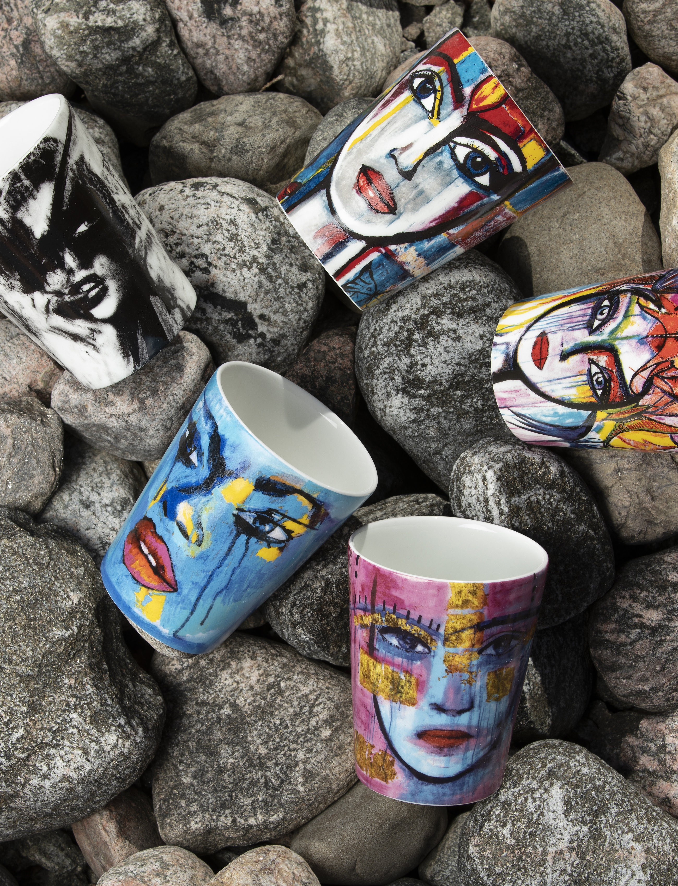 Carolina Gynning Looking For You, 35 cl, Cups & Mugs, Schwarz - Tea Cups, Homeware