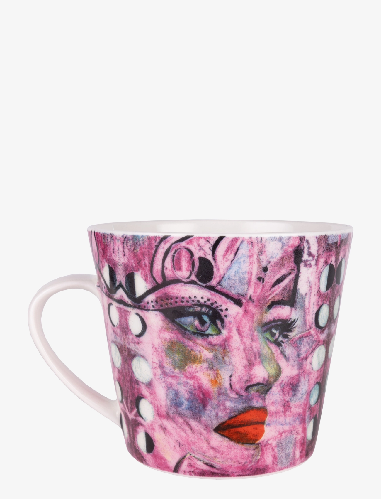 Carolina Gynning Moonlight Queen Pink With Ear, 40 CL, Cups & Mugs, Rosa - Coffee Cups, Homeware