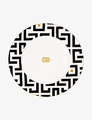 Carolina Gynning - CG DECO Plate - najniższe ceny - white,black and gold tone - 0