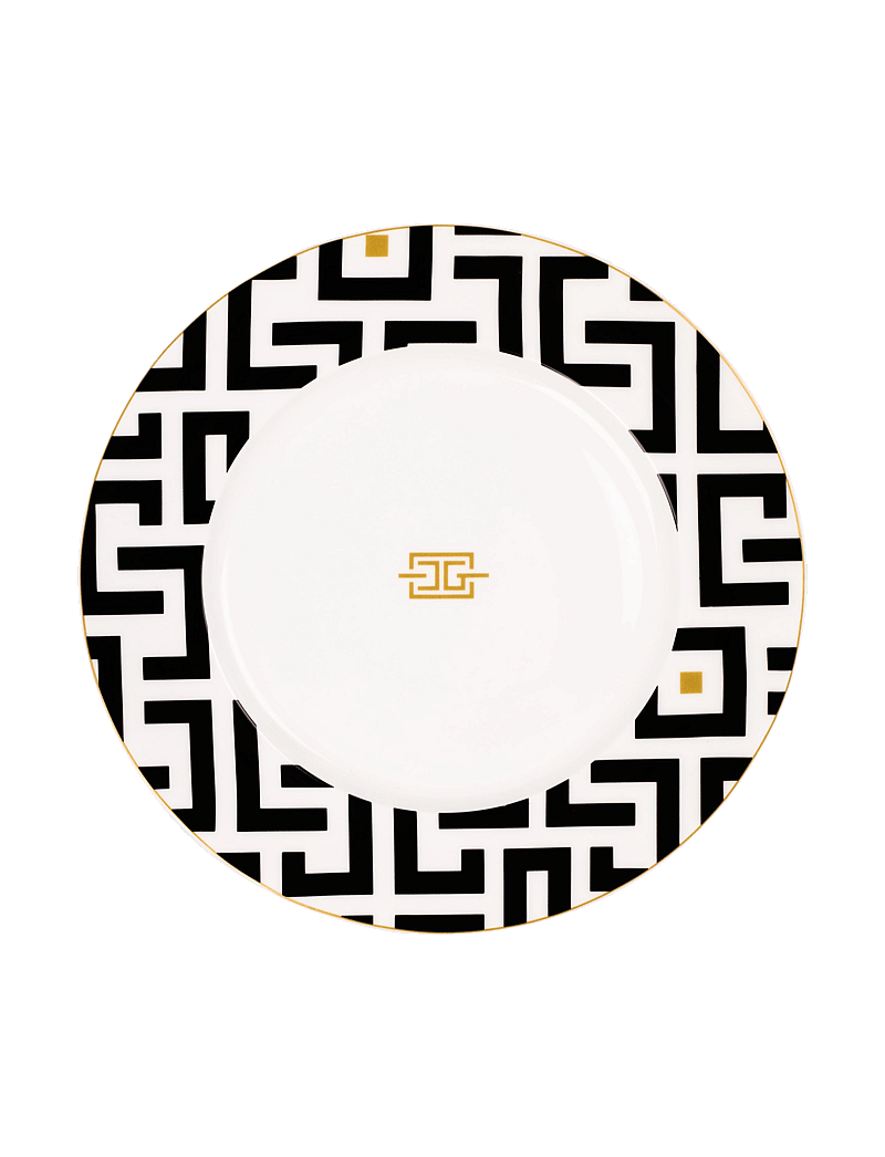 Carolina Gynning - CG DECO Plate - nach preis einkaufen - white,black and gold tone - 0