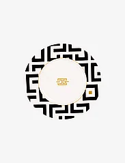 Carolina Gynning - CG DECO Plate - lowest prices - white,black and gold tone - 0