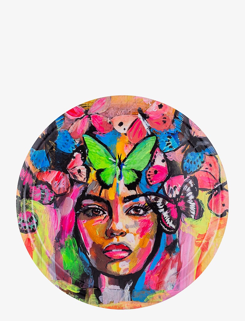 Carolina Gynning - Round Tray, Coming Back to Life - osta hinna alusel - mulitcolor - 0
