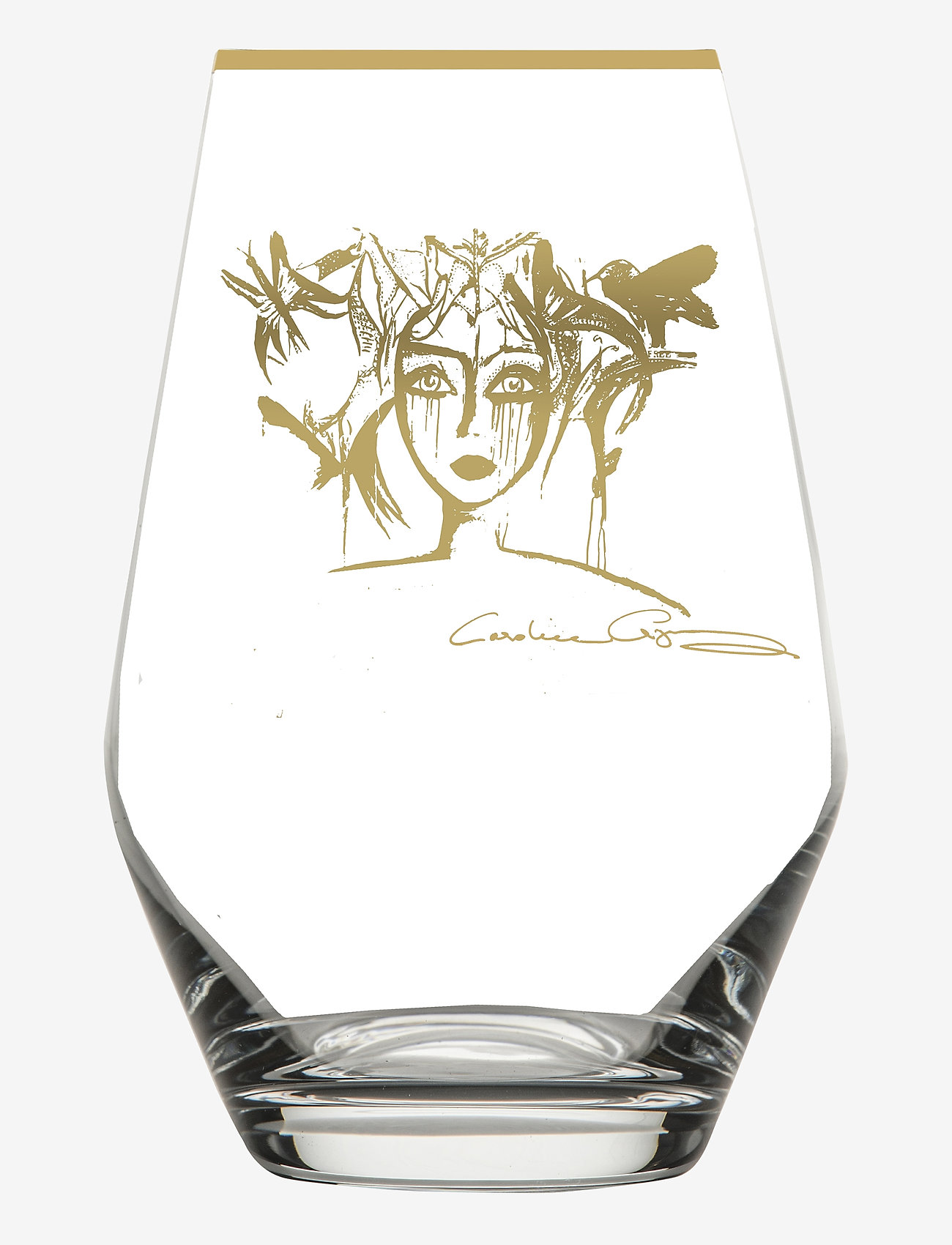 Carolina Gynning - Slice of Life Gold - trinkgläser - clear with decal - 0