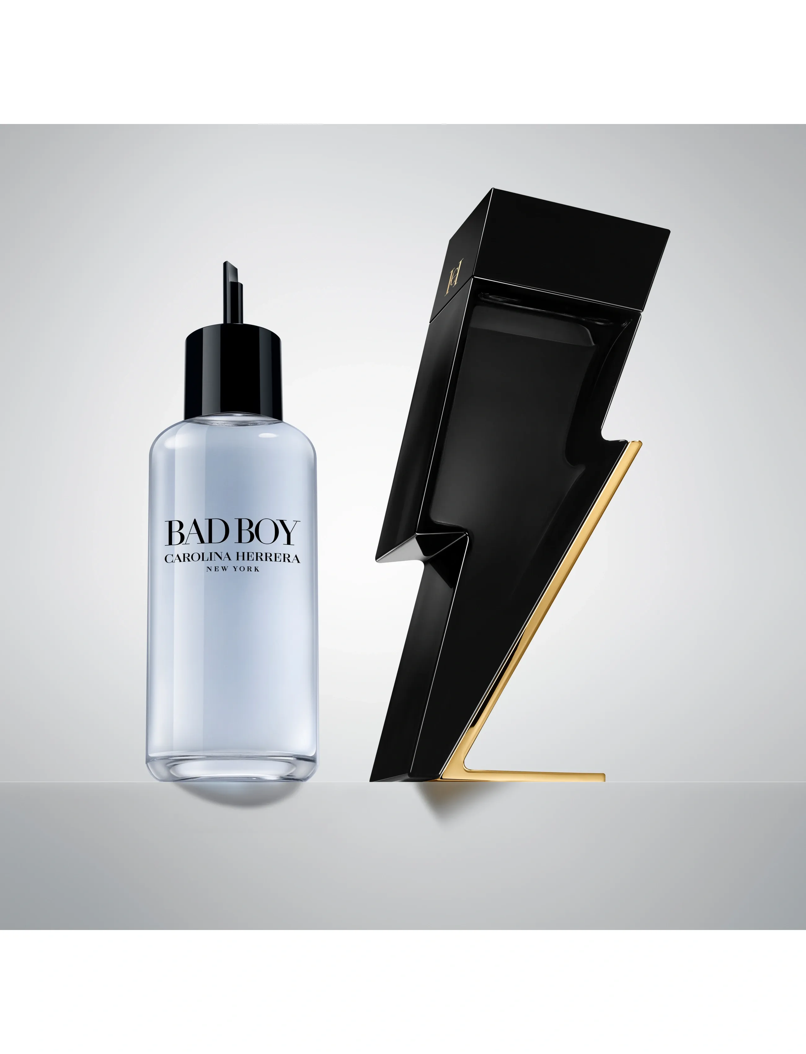 Carolina Herrera Carolina Herrera Bad Boy Eau De Toilette Refill 200 ml, 200 ml, Nude, Parfume > Eau De Toilette, Herre