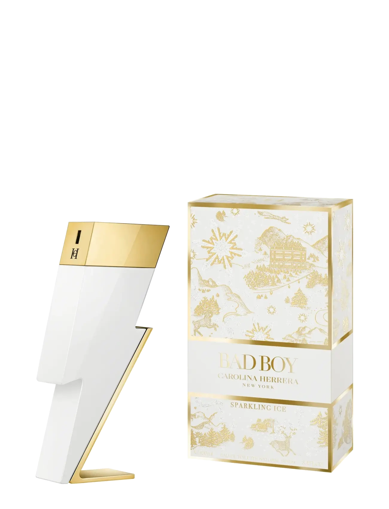 Carolina Herrera - CAROLINA HERRERA Bad Boy Eau de toilette collector sparkling ice 100 ML - bliv klar til date night - clear - 2