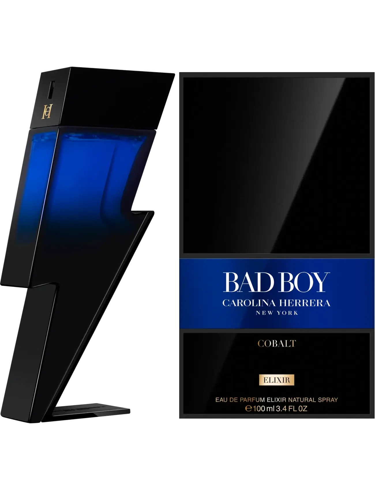 Carolina Herrera - CAROLINA HERRERA Bad Boy Cobalt Elixir Eau de parfum 100 ML - till honom  - clear - 2