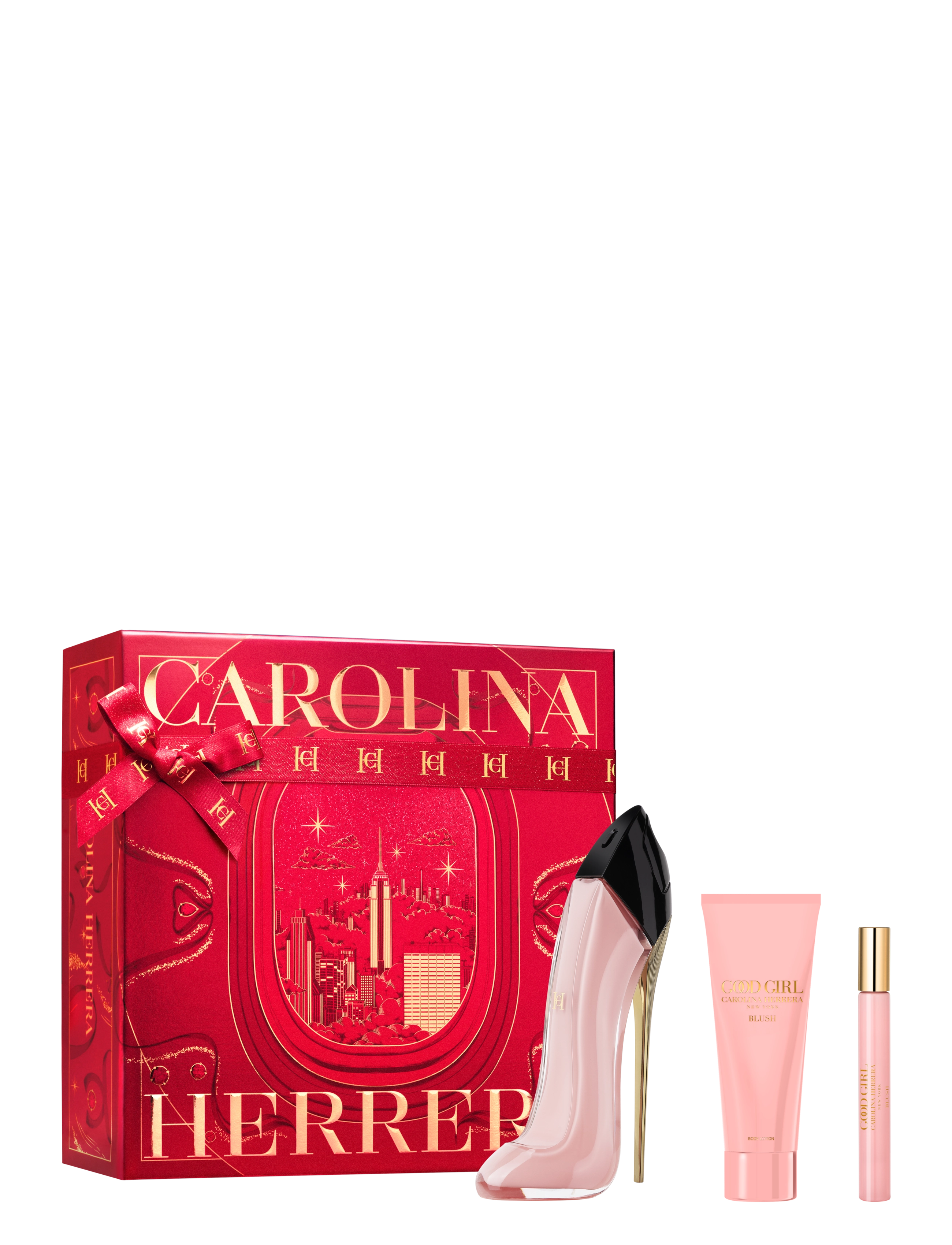 Carolina Herrera Set Good Girl Blush Eau de Parfum 50 ml + Body Lotion 100 ml + Eau de Parfum 10 ml - För henne - CLEAR / undefined