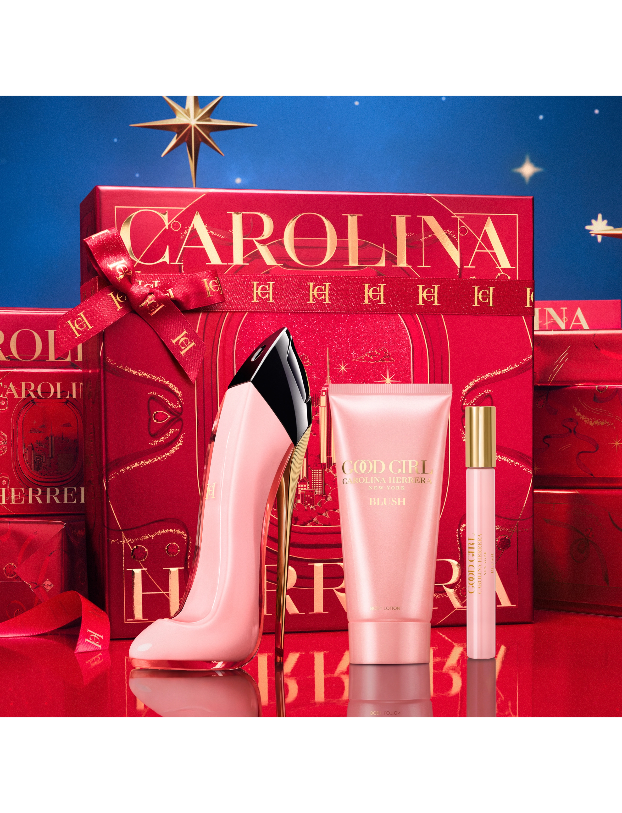 Carolina Herrera - Set Good Girl Blush Eau de Parfum 50 ml + Body Lotion 100 ml + Eau de Parfum 10 ml - gåvoset - clear - 2