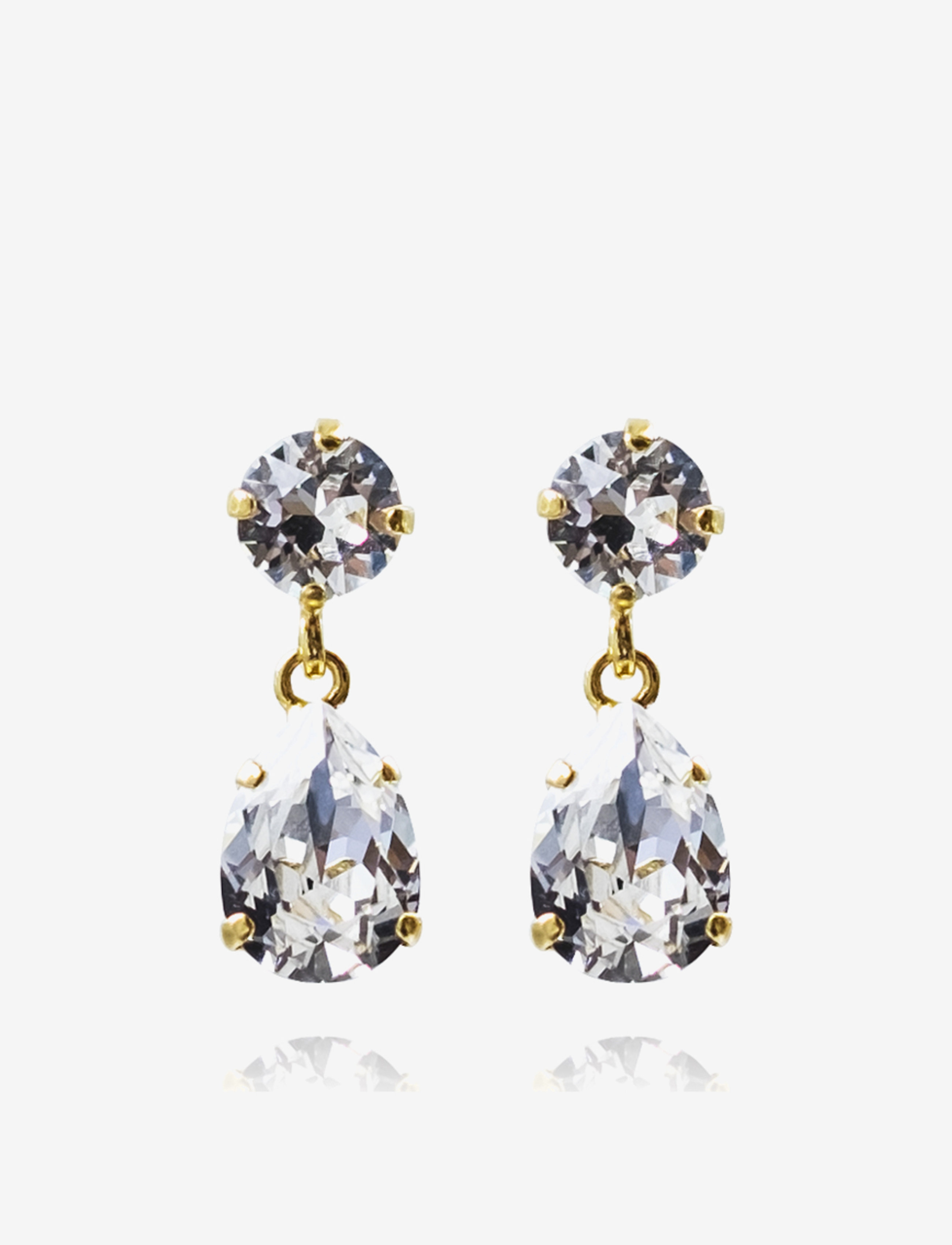 Caroline Svedbom Mini Drop Earrings, One Size, Gold, Øreringe > Øreringe Med Vedhæng, Dame