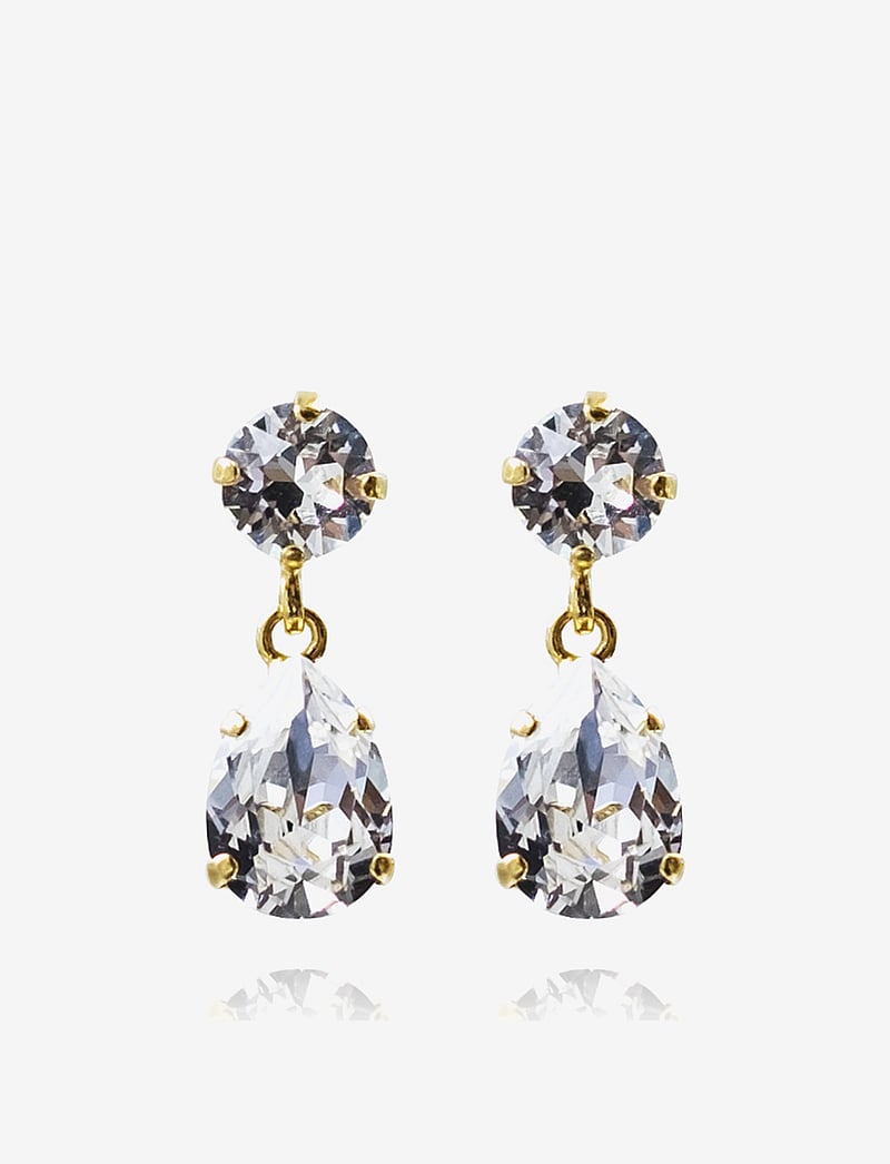 Caroline Svedbom - MINI DROP EARRINGS - rippuvad kõrvarõngad - gold - 0