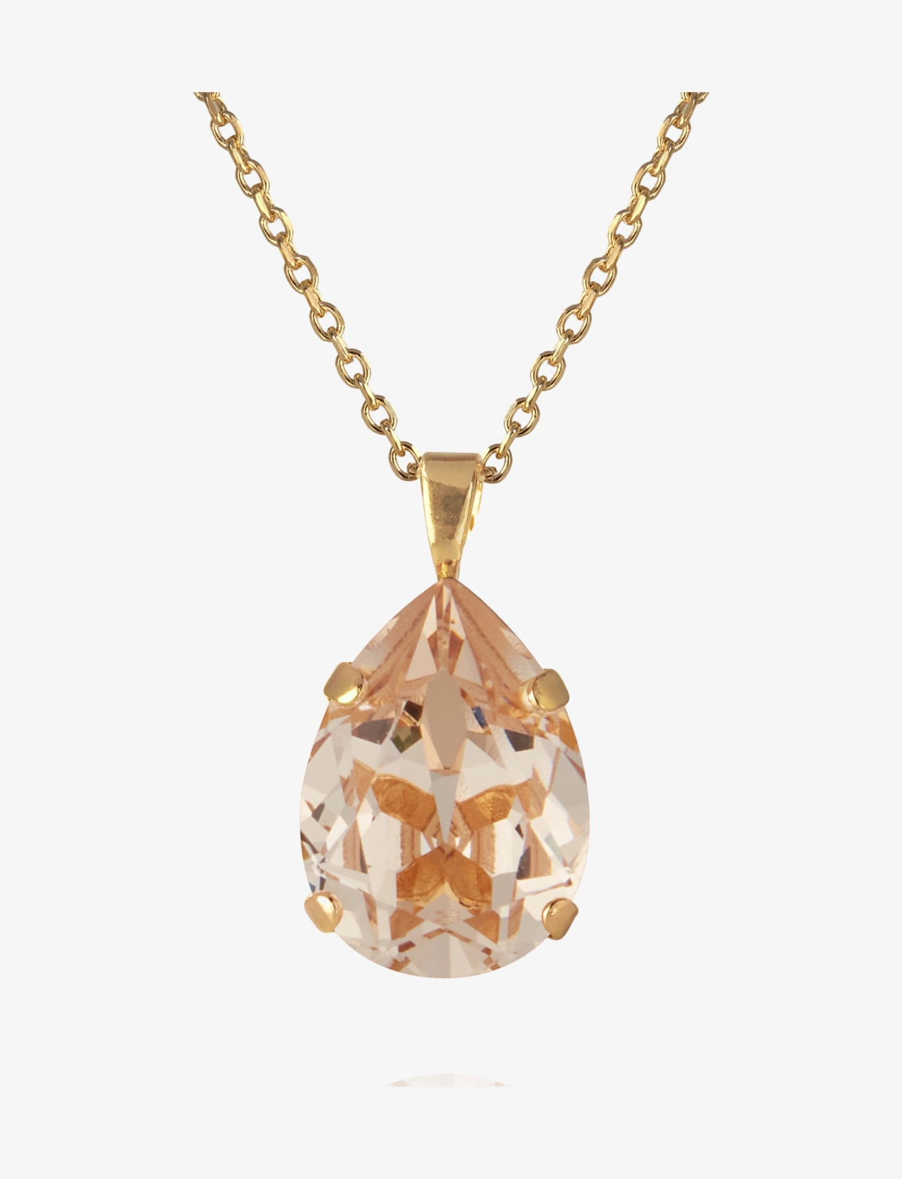 Caroline Svedbom Mini Drop Necklace, One Size, Gold, Halskæder > Smukke Halskæder, Dame