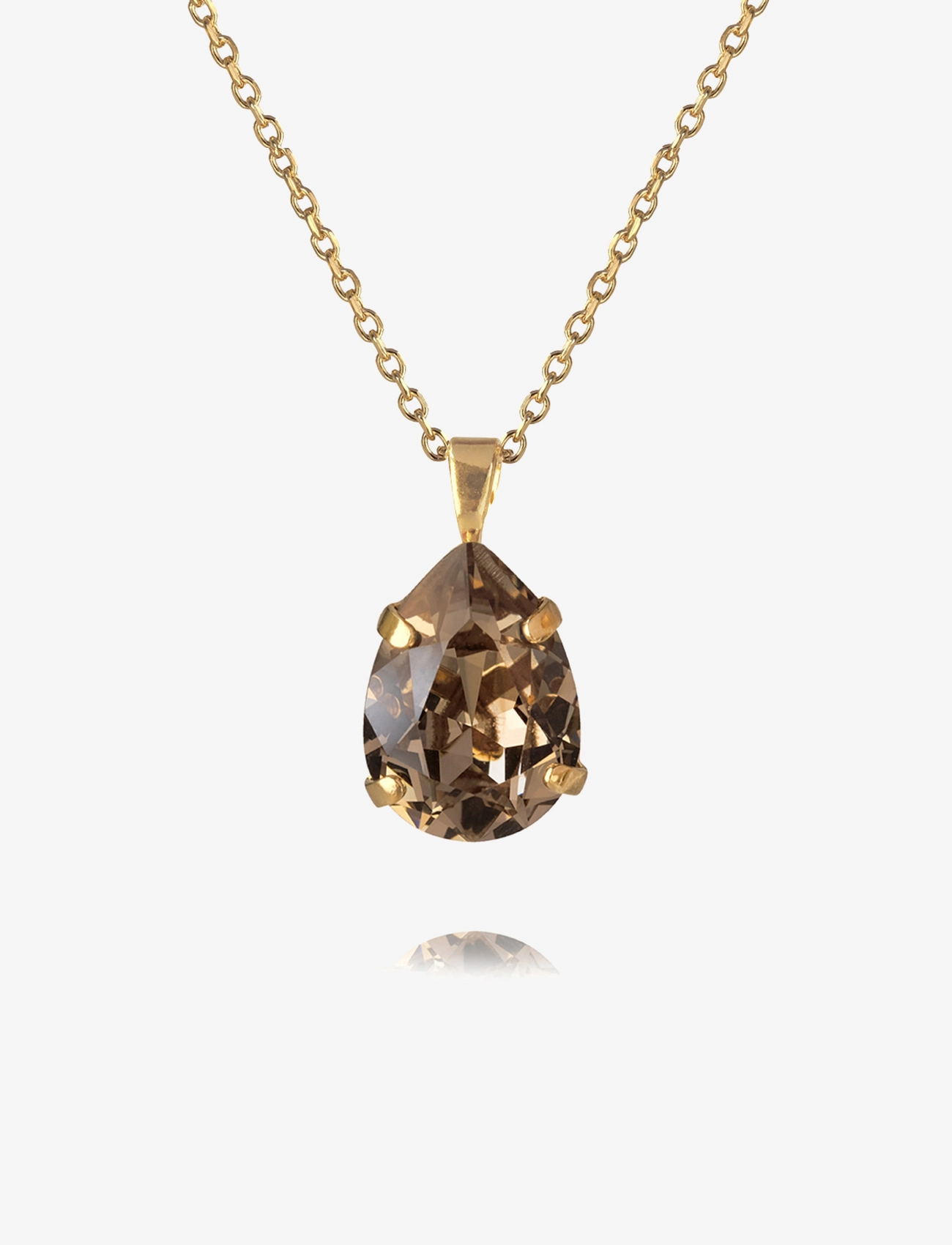 Caroline Svedbom Mini Drop Necklace, One Size, Gold, Halskæder > Smukke Halskæder, Dame