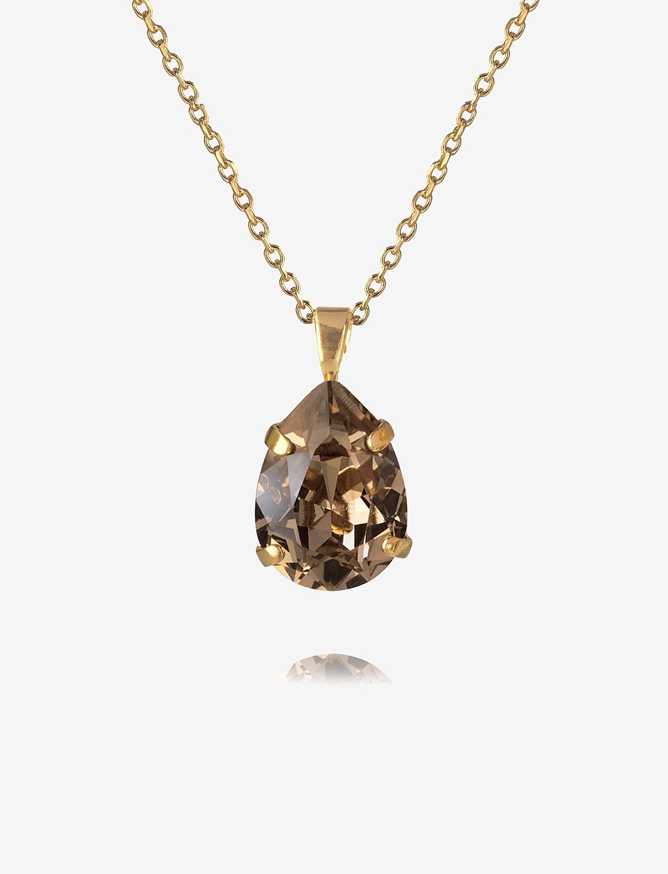 Caroline Svedbom - MINI DROP NECKLACE - halsband med hänge - greige - 0