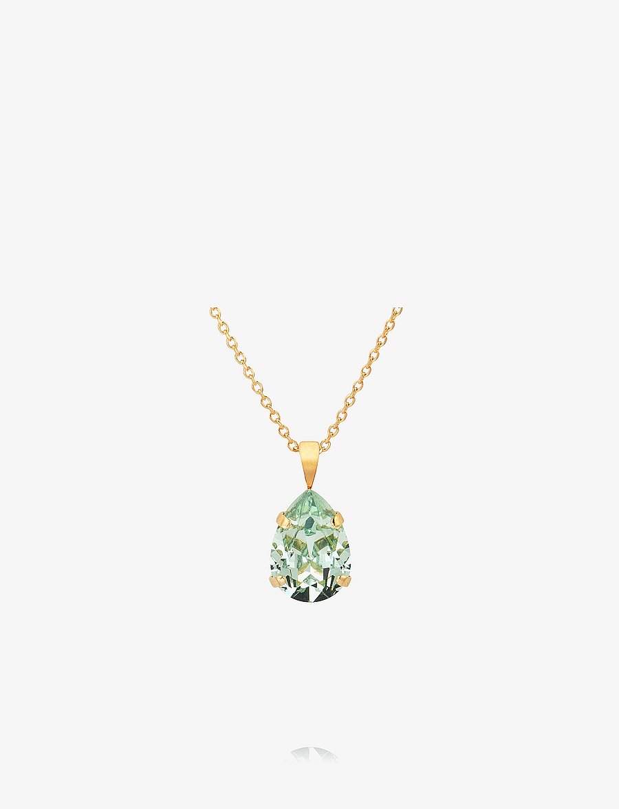 Caroline Svedbom - MINI DROP NECKLACE - ripatsiga kaelakeed - chrysolite - 1